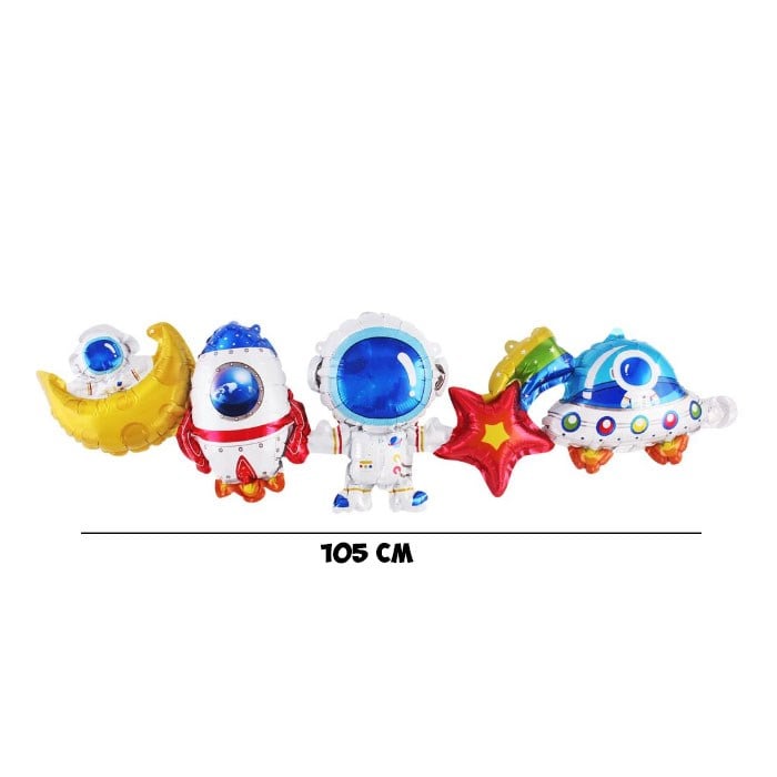 Uzay Temalı Birleşik Folyo Balon Set