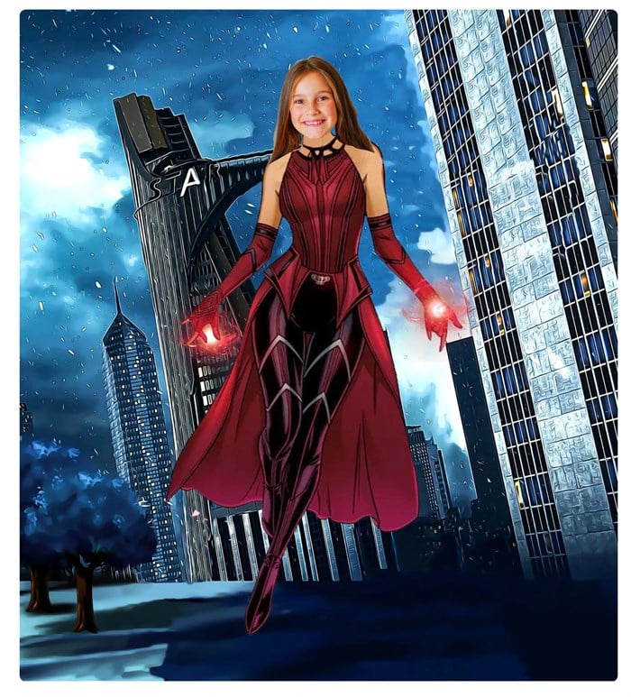 Wanda Scarlet Witch Kişiye Özel Poster