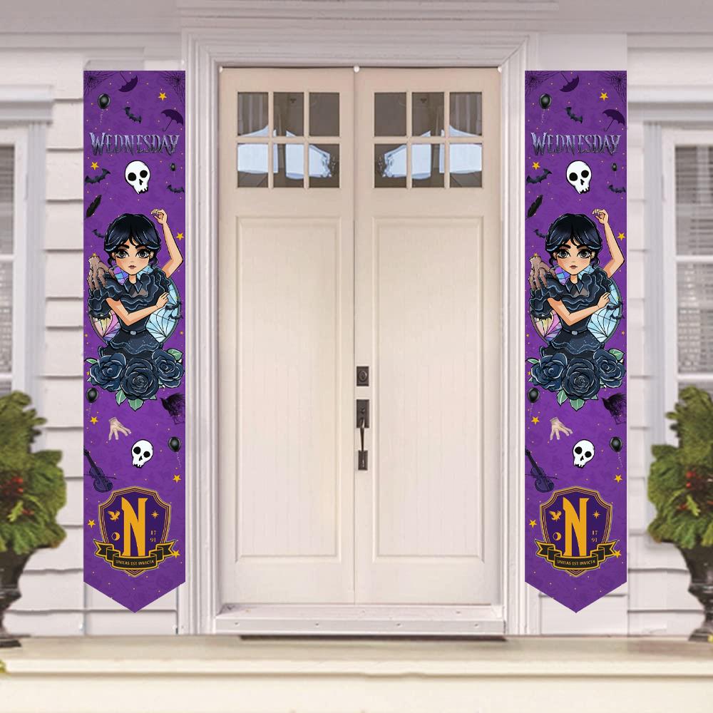 Wednesday Asma Kapı Süsü 2'li