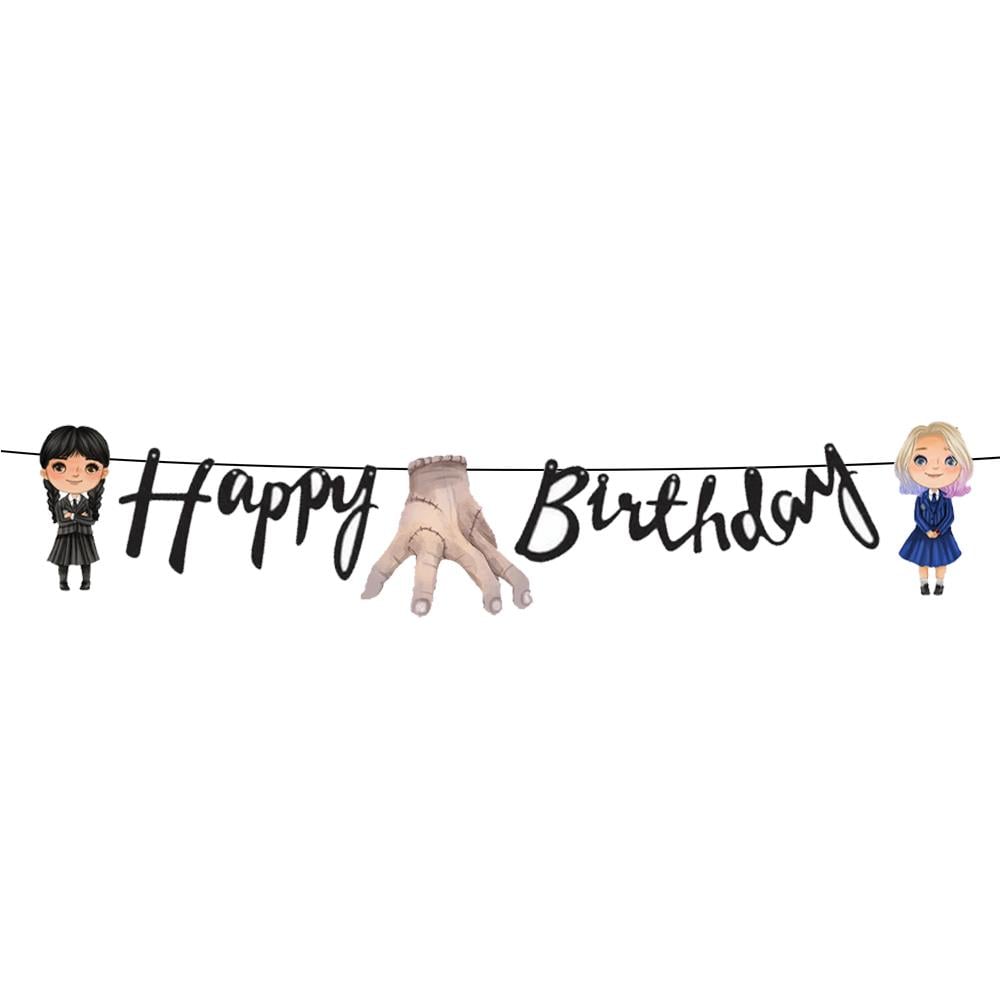 Wednesday Happy Birthday Kaligrafi Banner