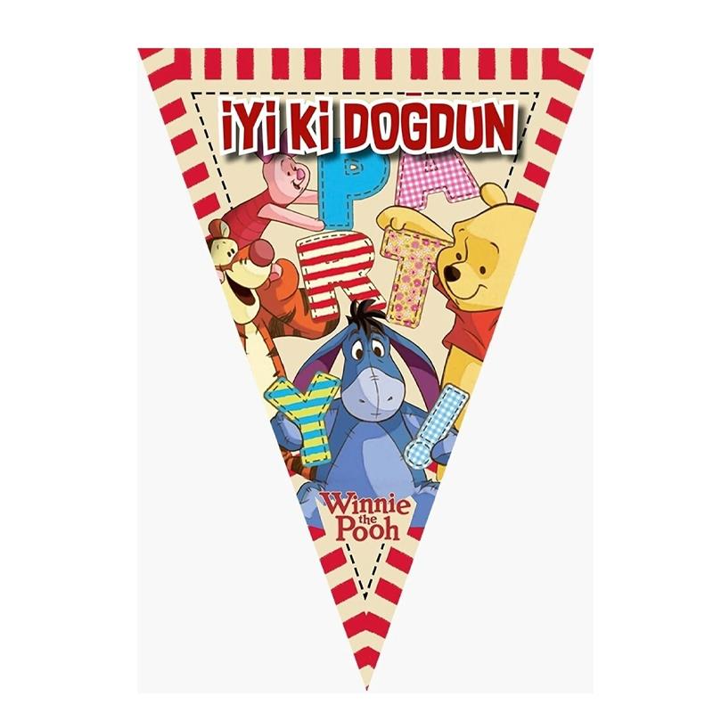 Winne the Pooh Flama Bayrak 2 Metre