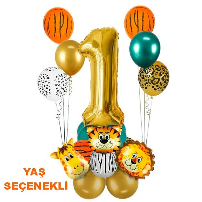 Yaş Seçenekli Safari Balon Seti