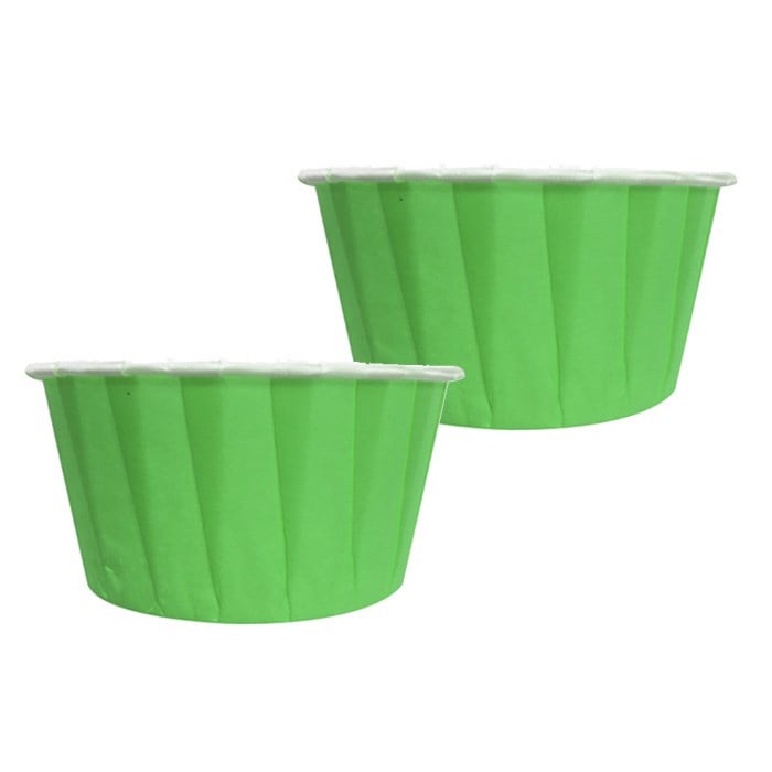 Yeşil Cupcake Kek Kapsülü - 20 Adet