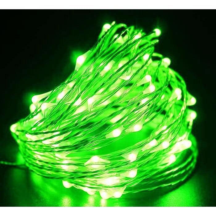 Yeşil Peri Pilli Led Tel 3 Metre