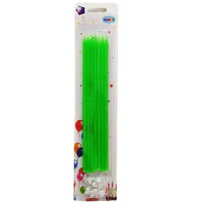 Yeşil Uzun Mum 7'li