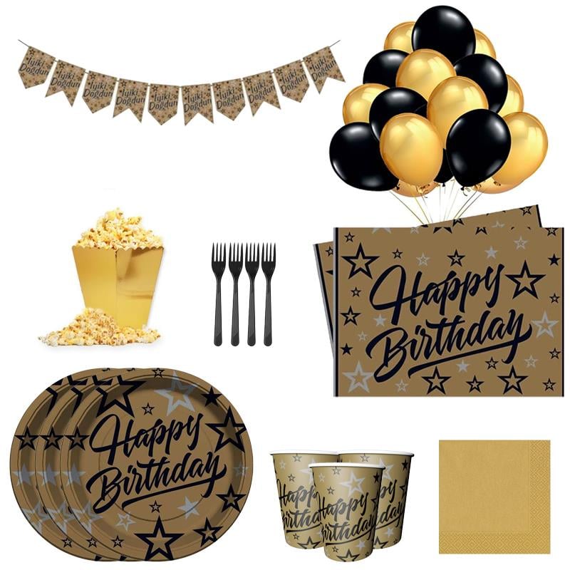 Yetişkin Doğum Günü Seti 8 Kişilik