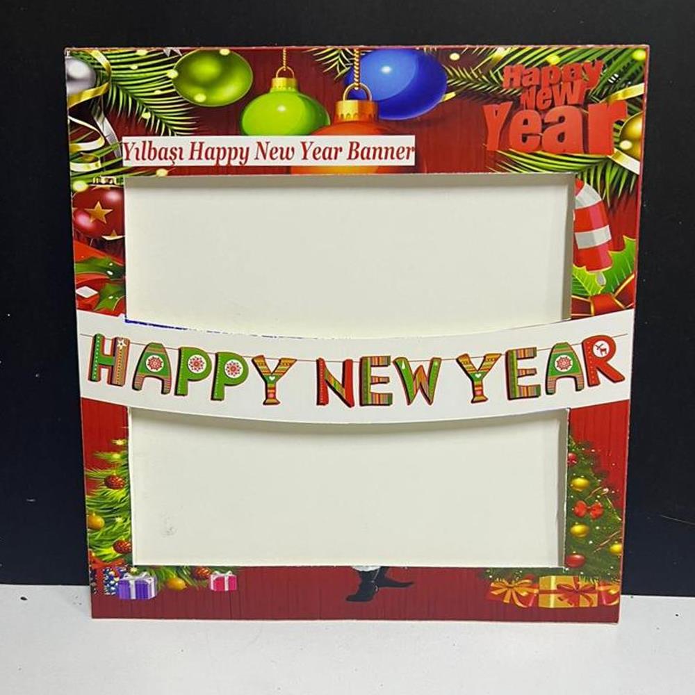 Yılbaşı Happy New Year Banner 120 cm