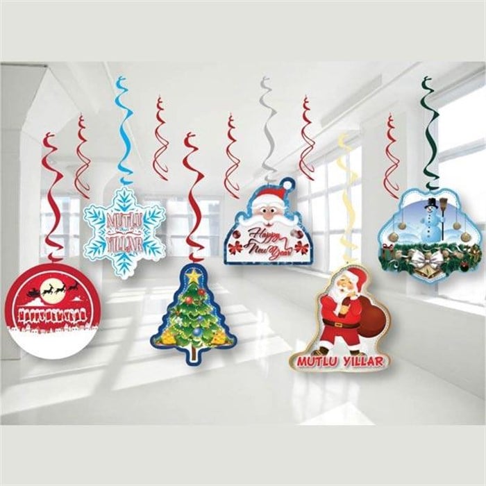 Yılbaşı Partisi Asma Süs Seti