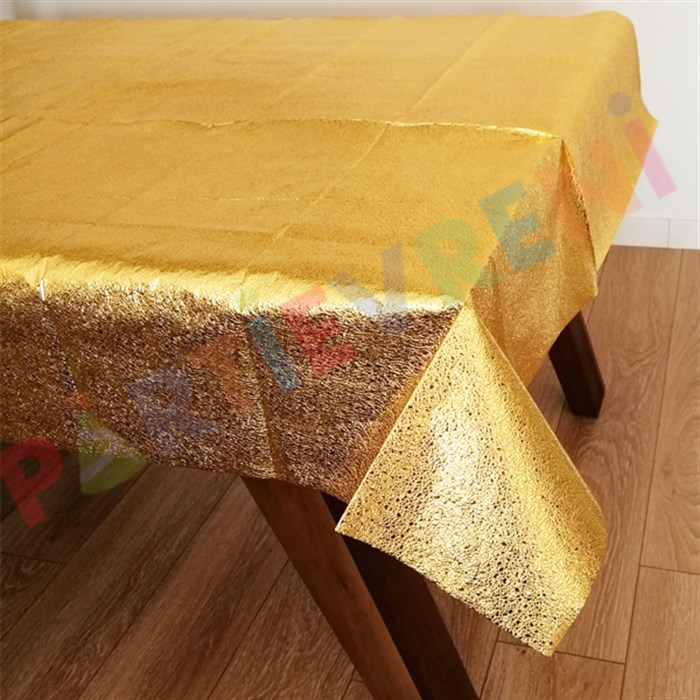 Gold Parıltılı Masa Örtüsü - 120 cm - 180 cm En Uygun Fiyata