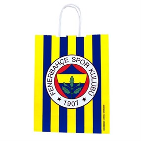 Fenerbahçe Doğum Günü Temalı Karton Hediye Çantası - 1 Adet En Uygun Fiyata