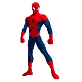 Spiderman Temalı Sticker 12 cm 1 adet