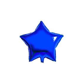 Yıldız Lacivert Folyo Balon - 20 cm