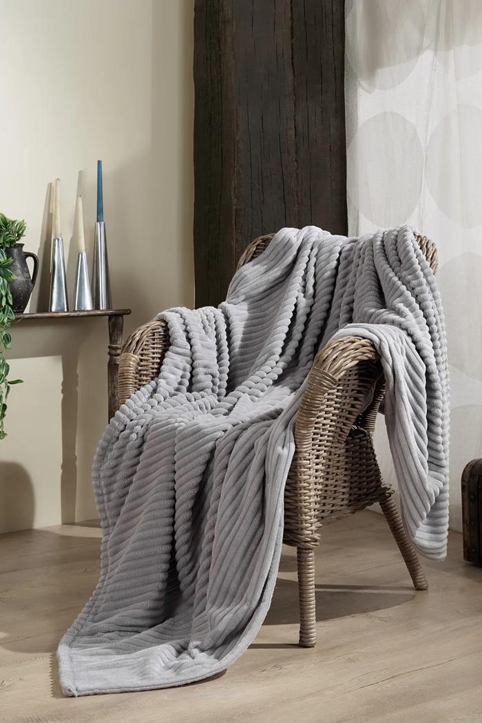 Elart Comfort Çeyiz Seti 7 Parça Aden Gümüş