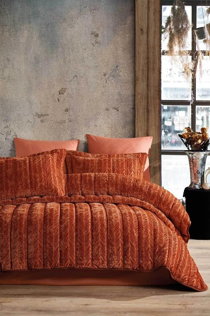 Elart Comfort 6 Parça Velvet TarçınÇeyiz Seti