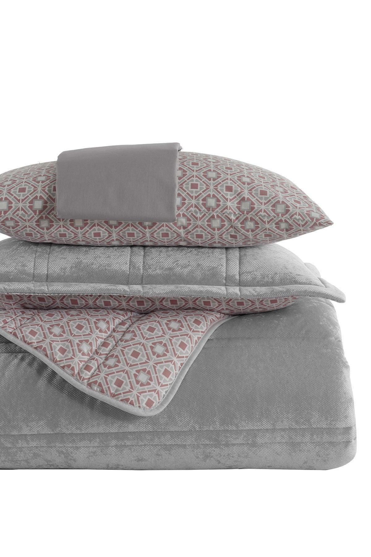Elart Comfort Set Fancy Gümüş Tek Ki̇şi̇li̇k