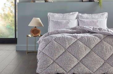 Doqu Home Poly Candy Cotton Uyku Seti Çift Kişilik Ekru