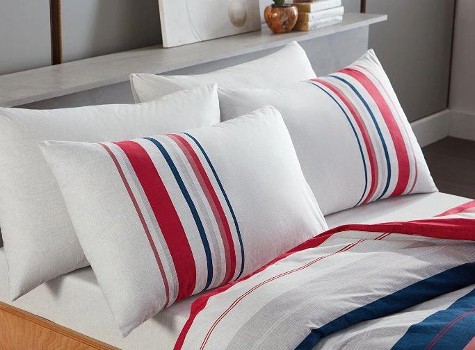 Doqu Home Salvo Nevresim Takımı Çift Kişilik Kırmızı