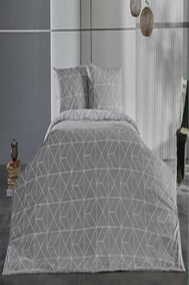 Doqu Home Polka Nevresim Takımı Çift Kişilik Gri