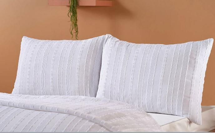 Doqu Home Calista Pike Çift Kişilik Beyaz