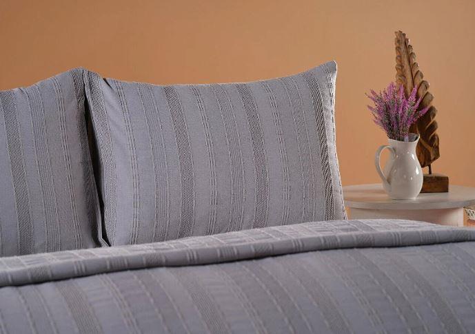 Doqu Home Calista Pike Çift Kişilik Gri