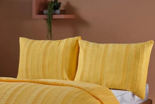 Doqu Home Calista Pike Sarı Çift Kişilik