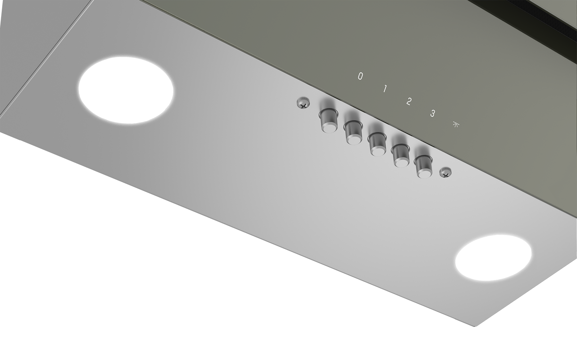Beko BDE 6050 G 60 CM Eğilimli Gri Davlumbaz