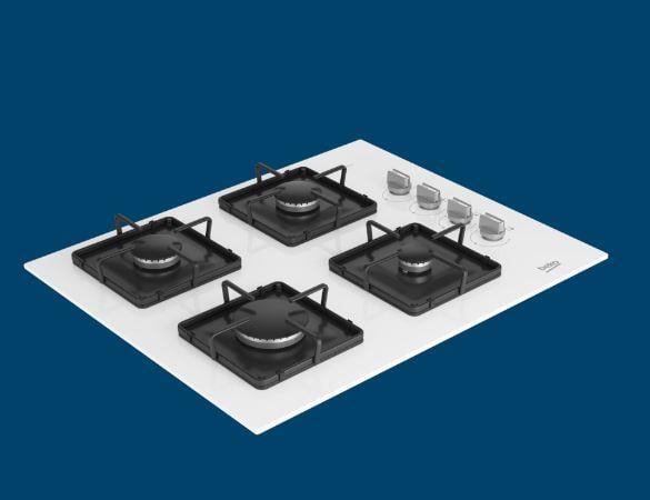 Beko BOCD K 6510 EB Gazlı Cam Tablalı Ocak