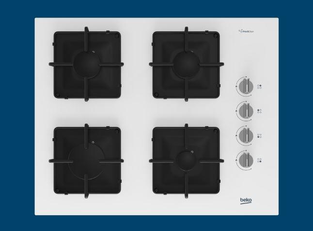 Beko BOCD K 6510 EB Gazlı Cam Tablalı Ocak