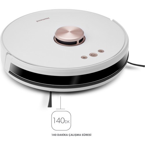 Homend Alex Laser Pro 1283H Moplu ve Haritalamalı Akıllı Robot Süpürge Beyaz