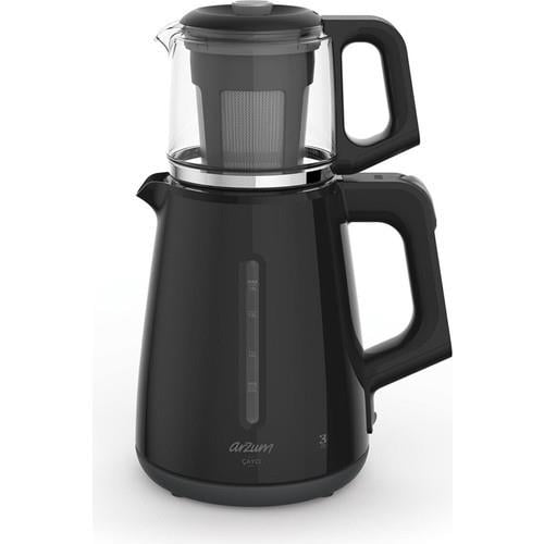 Arzum AR3061 Çaycı 1700 W Cam Demlikli Çay MakinesiÇay Makinesi
