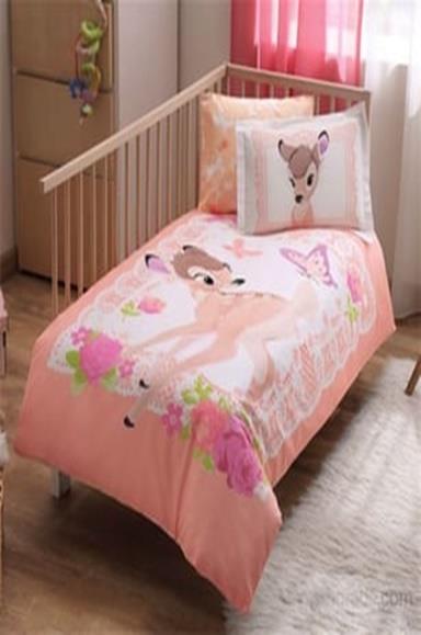 Taç Lisanslı Disney Bambi Baby Ronfarce Nevresim TakımıLisanslı Ürünler
