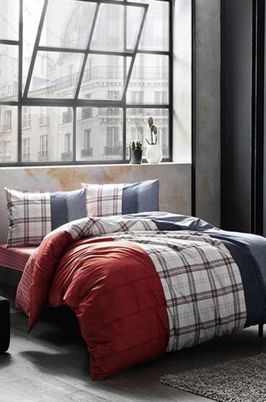 Taç Cloud Ranforce Nevresim Takımı Tek Ki̇şi̇li̇k KırmızıTek Kişilik Nevresim Takımları