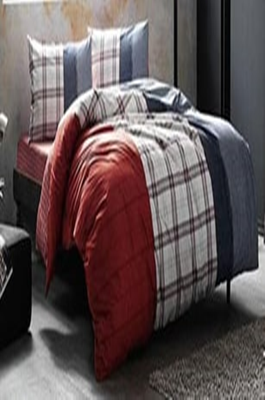 Taç Cloud Ranforce Nevresim Takımı Çift Kişilik  V03 KırımızıÇift Kişilik Nevresim Takımları