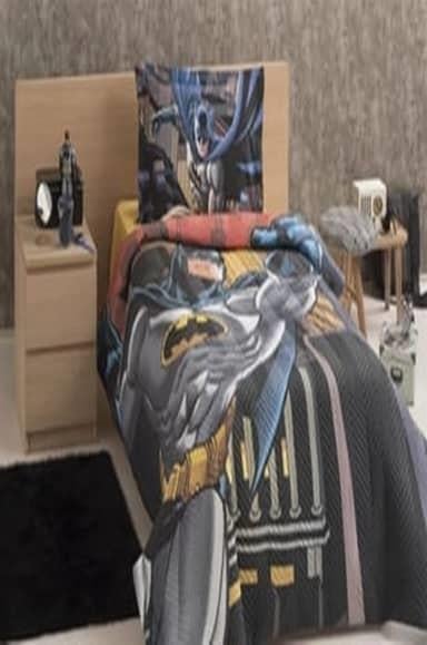 Özdilek Kapitoneli Lisanslı Tek Kişilik Nevresim Takımı Complete Set-batmanLisanslı Ürünler