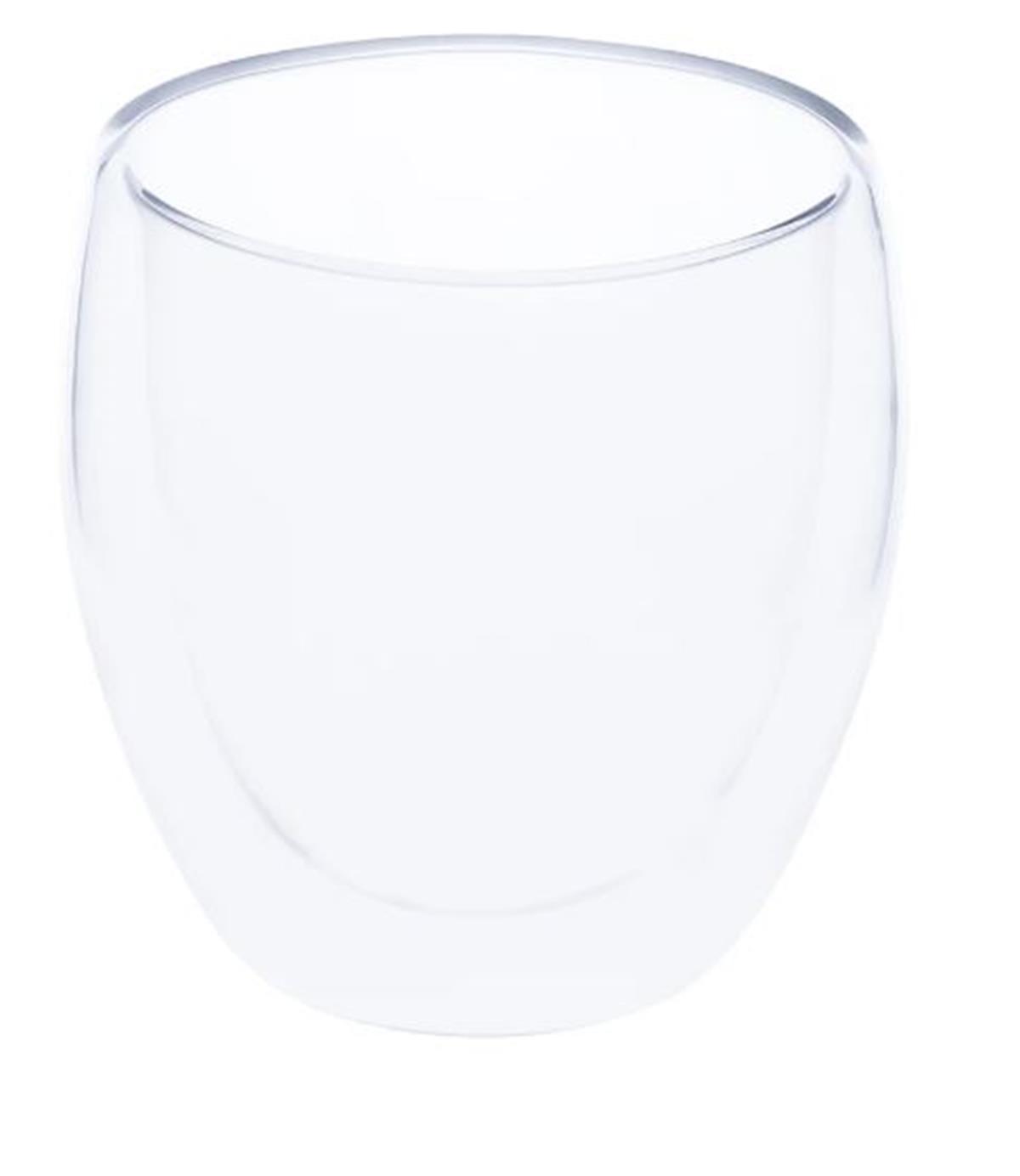 Emsan Globe Çift Cidarlı Kısa Cam Bardak