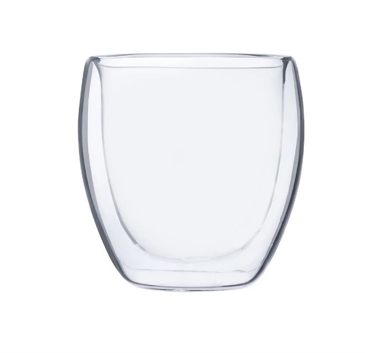 Emsan Globe Çift Cidarlı Kısa Cam Bardak