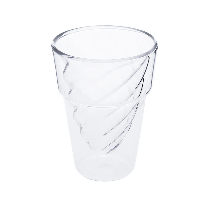 Emsan Globe Çift Cidarlı Külah Form Cam Bardak