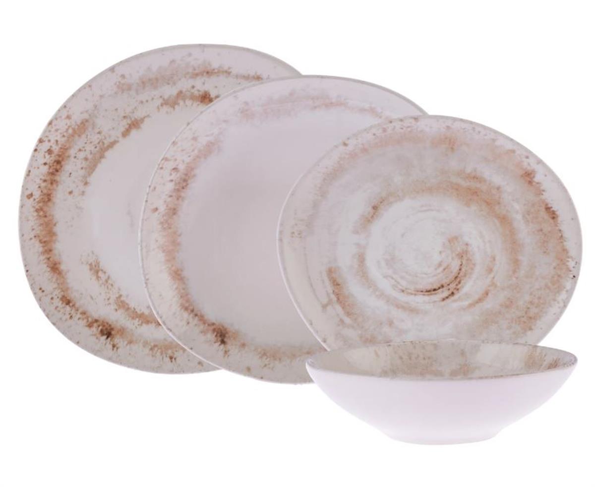 Emsan Creamy 24 Parça Yemek Takımı
