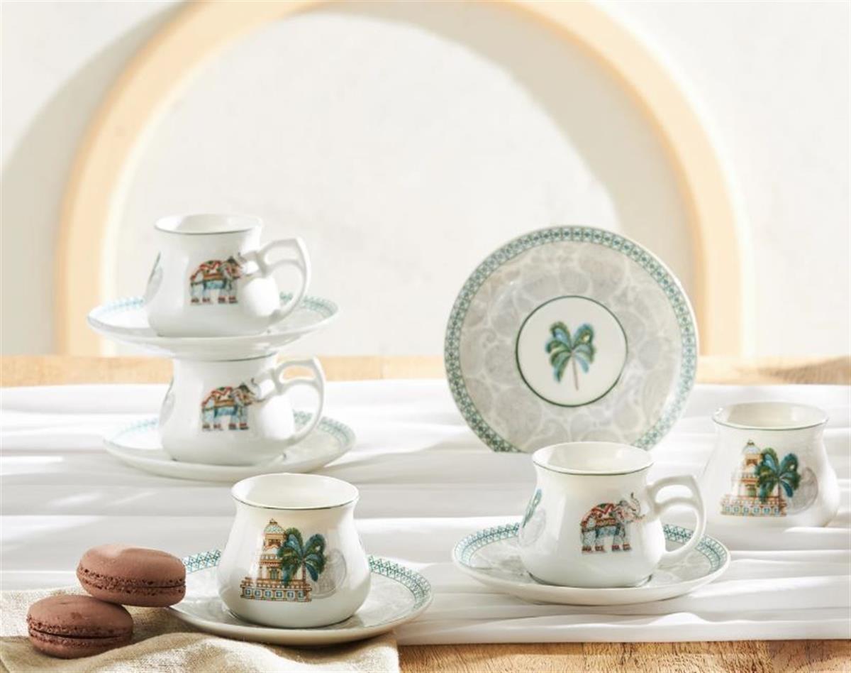 Emsan Tac Mahal Kahve Fincan Takımı 6lı
