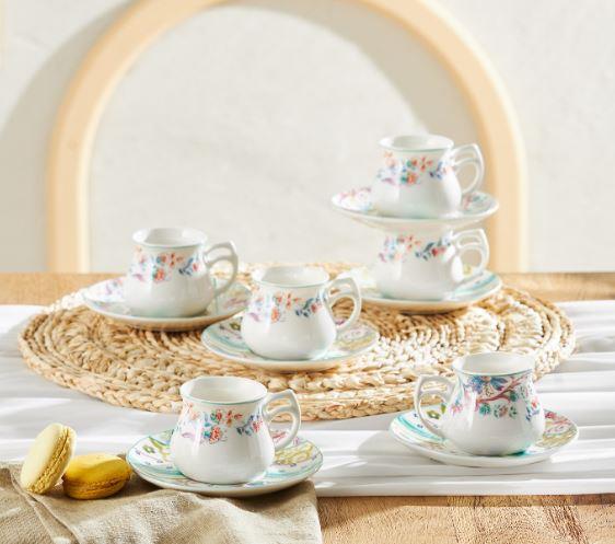 Emsan Samatya 6 Kişilik Kahve Fi̇ncan Takımı