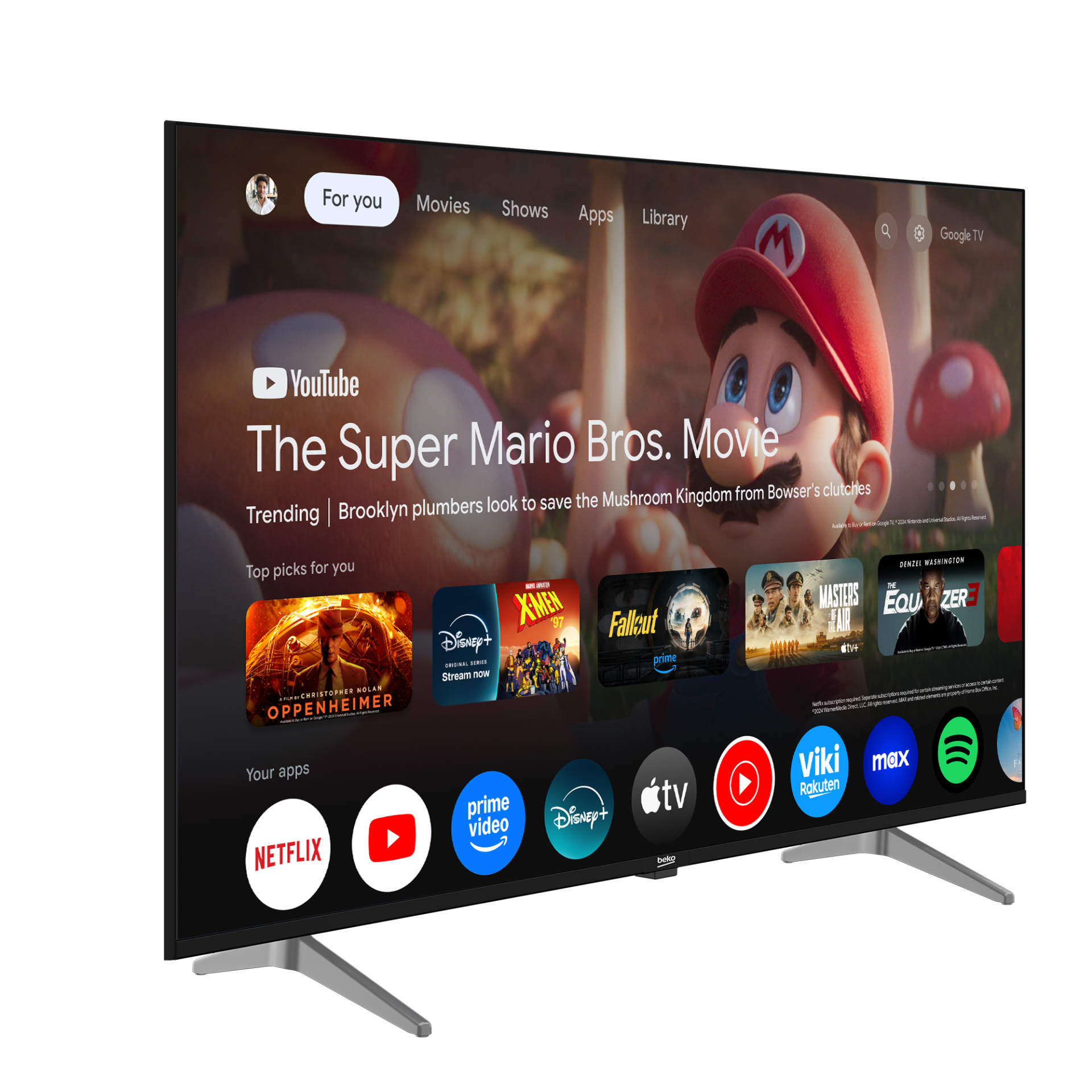 BEKO Crystal 7 50 4K UHD Google TV - B50 E 795 B: Akıllı TV Deneyimi ve Yüksek Çözünürlük ile Mükemmel Eğlence!