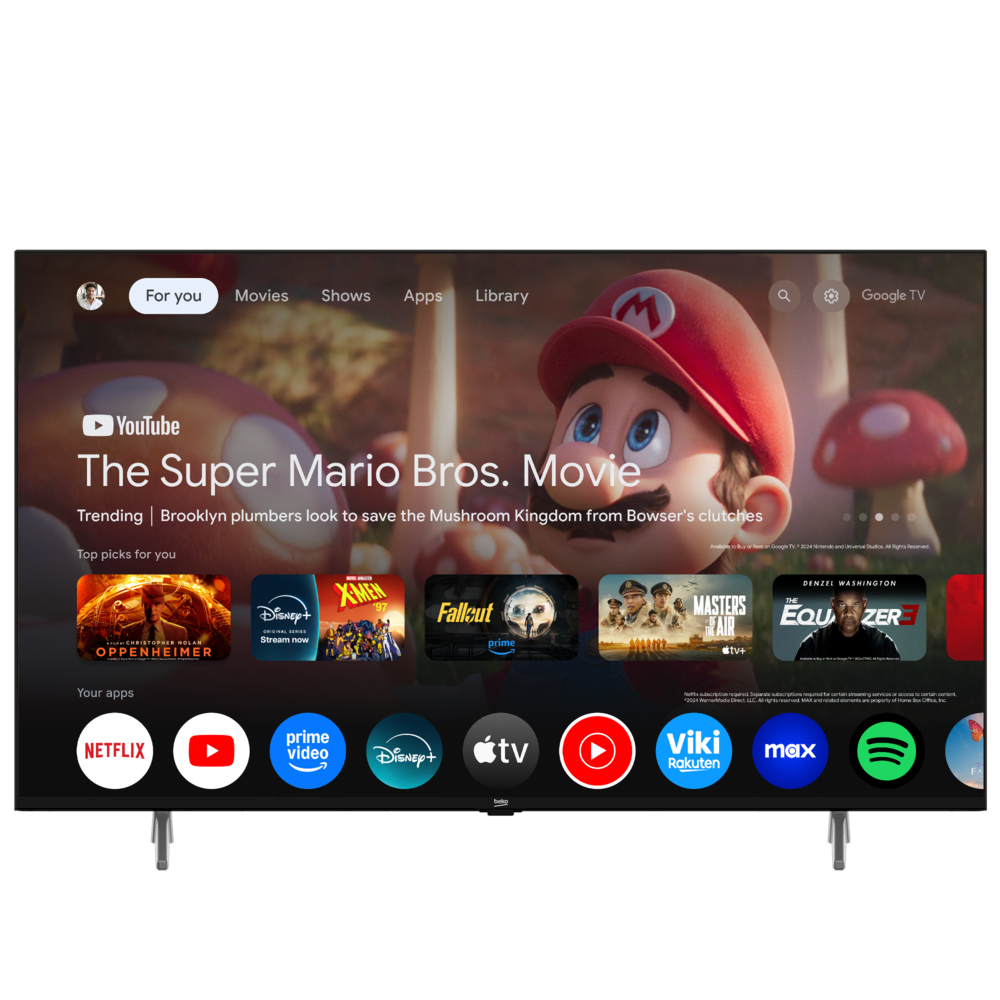 BEKO Crystal 7 55 4K UHD Google TV - B55 E 795 B: Yüksek Çözünürlük ve Akıllı Özelliklerle Sınırsız Eğlence!