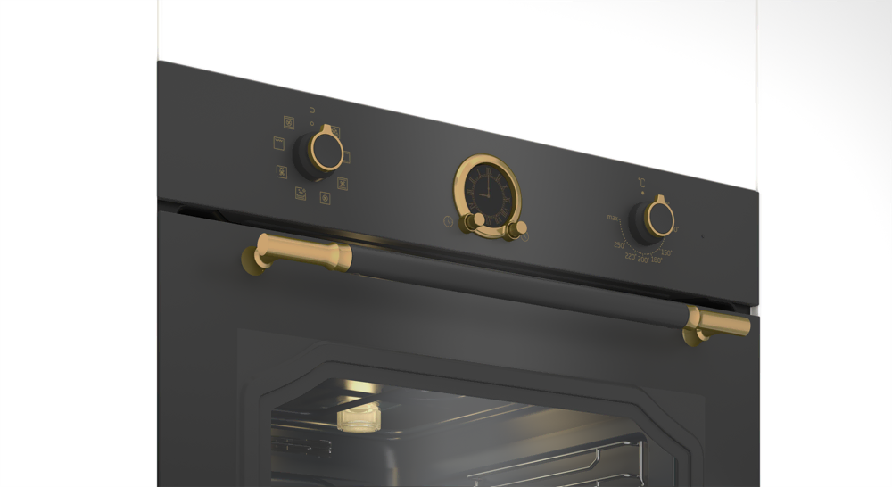 Beko BFM 240 RA Rustik Ankastre Fırın 72L