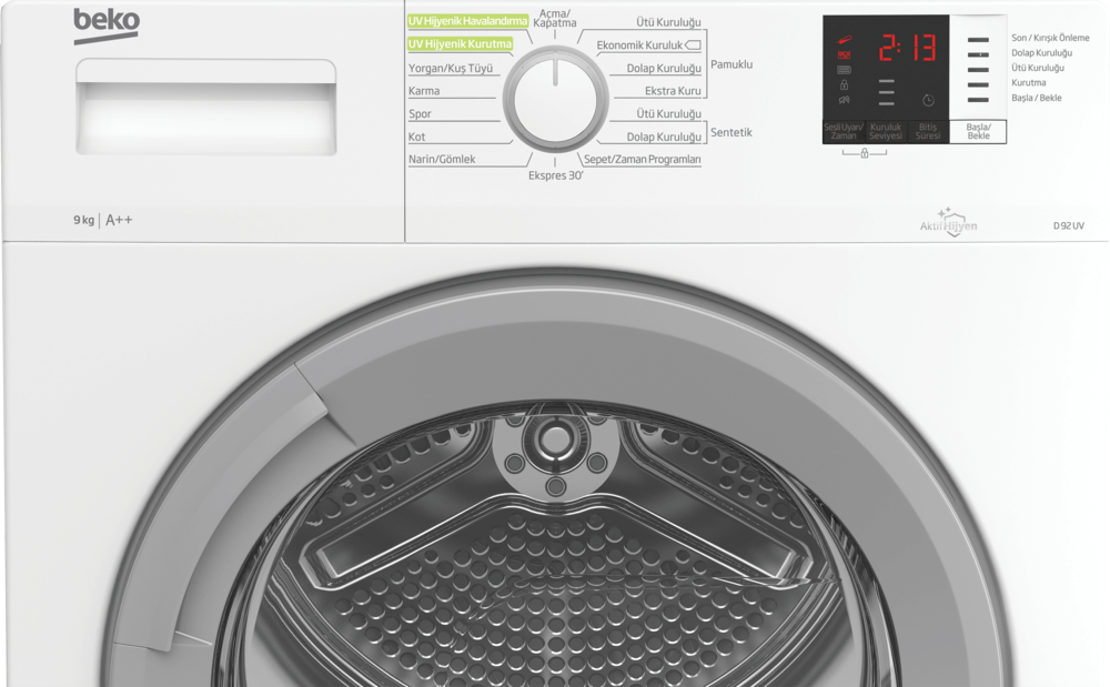 Beko D 92 UV Kurutma Makinesi 9kg