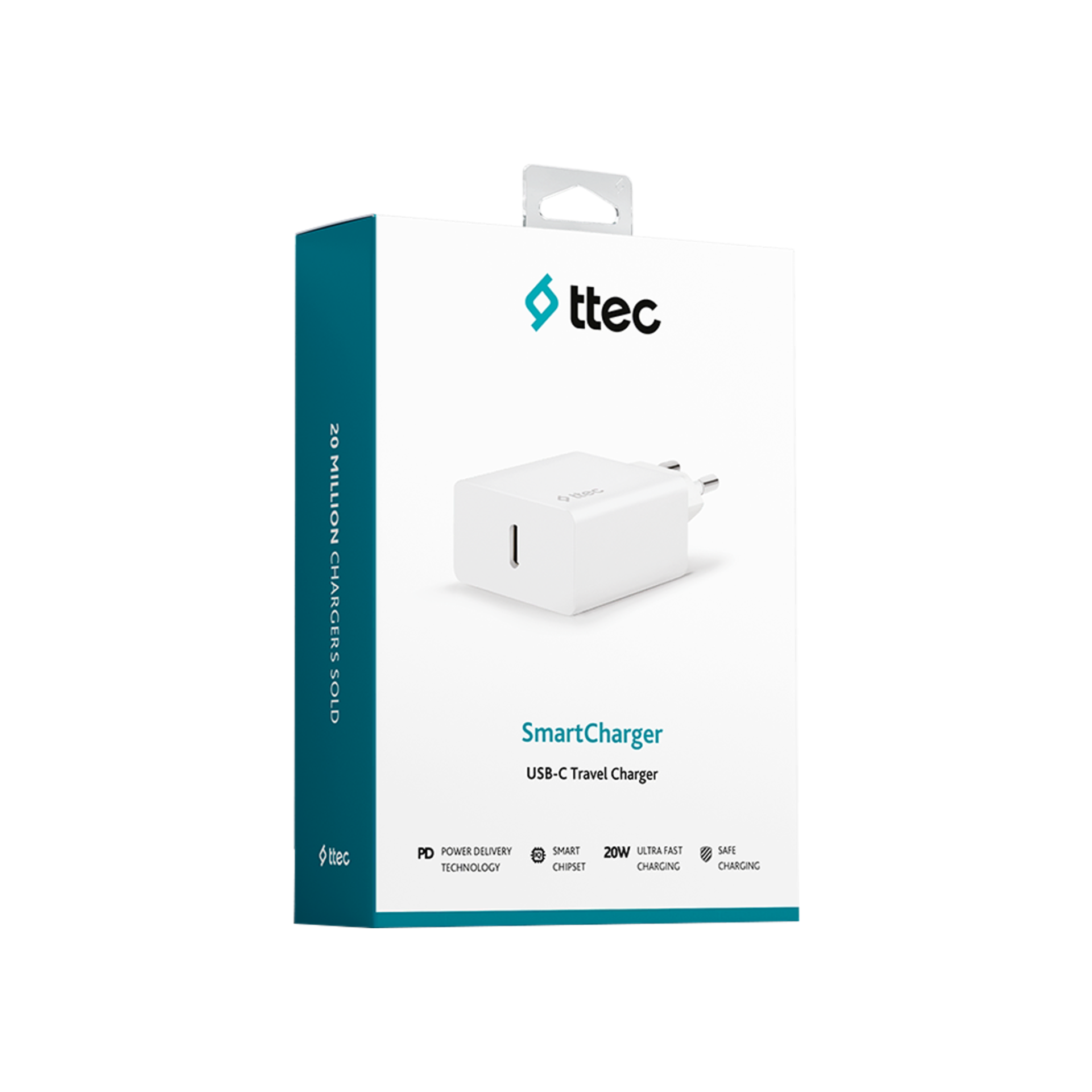 Ttec SmartCharger 2SCS22B 20W Type-C Hızlı Şarj Adaptörü