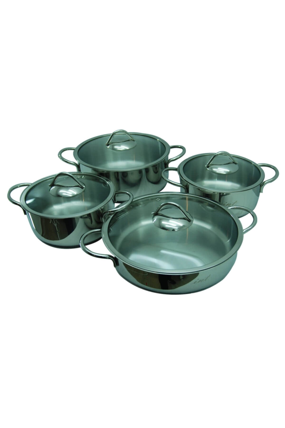 İntersan int 8 Parça Çelik Tencere Seti