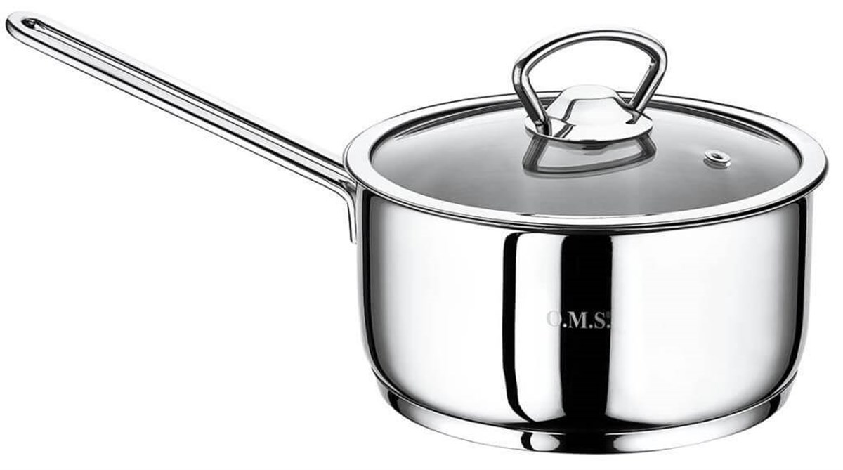 OMS Mini Tek Kulp Tencere 14X8 cm 152.2008-14-MTT QEv Tekstili