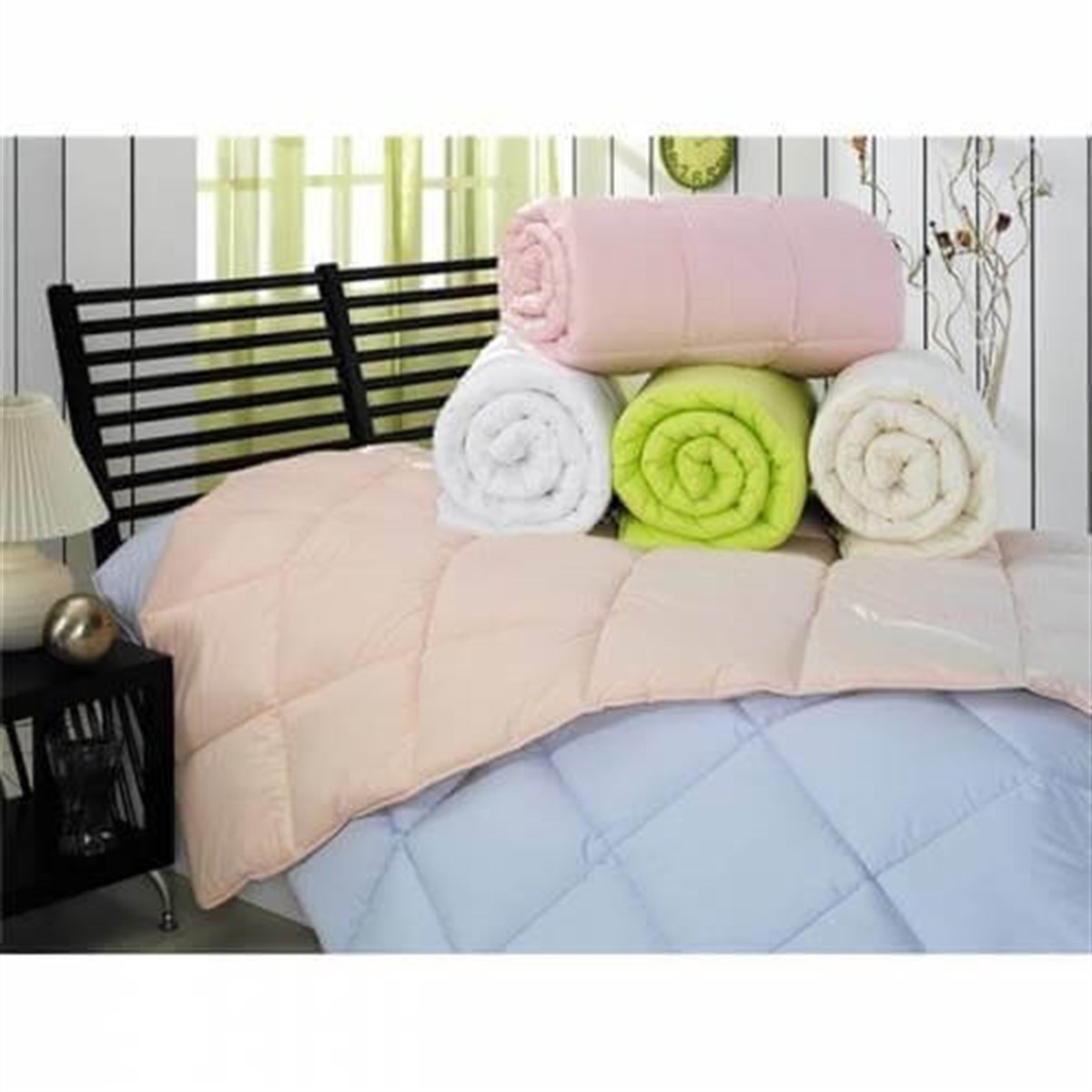 Özdilek Ranforce Tek Kişilik Yorgan MaviYastık - Yorgan