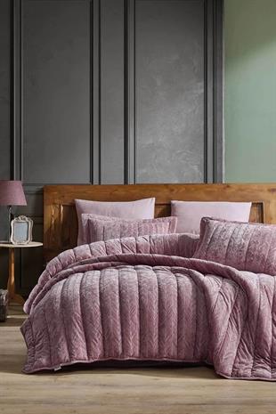 Elart Comfort Çeyiz Seti 6 Parça Velvet GülkurusuÇeyiz Seti