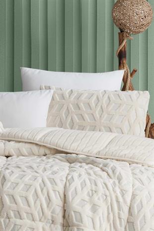 Elart Comfort Soft Çi̇ft Ki̇şi̇li̇k Uyku Seti Krem